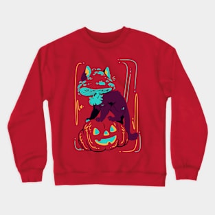 pumpkin kittie Crewneck Sweatshirt